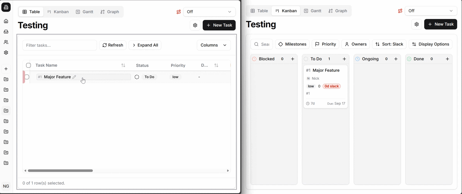 Data points on top of landscape